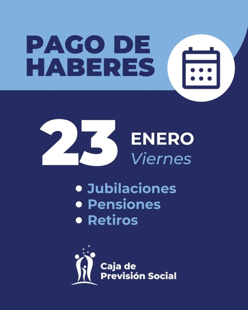 ¿CUÁNDO COBRAN LOS JUBILADOS, PENSIONADOS Y RETIRADOS?